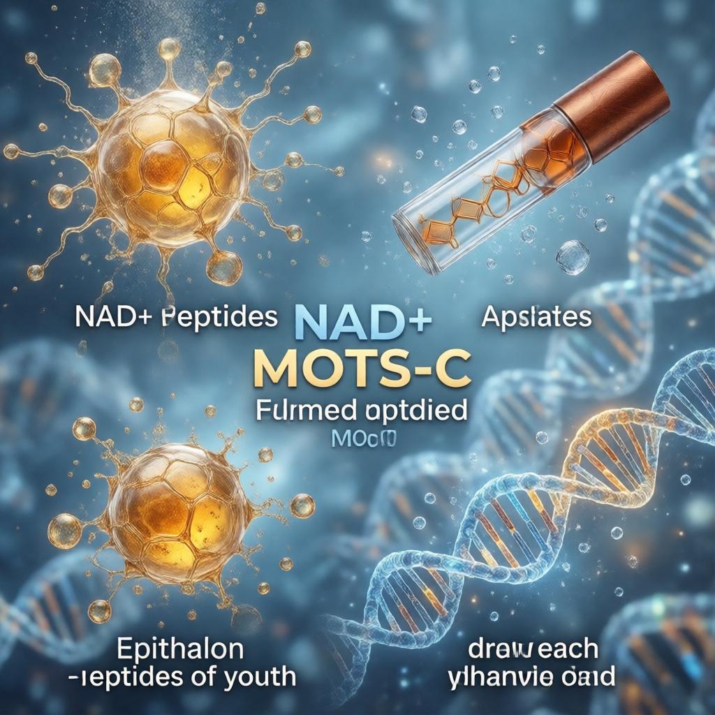 Peptides in Longevity Medicine: A Safe Approach to Anti-Aging and Biohacking