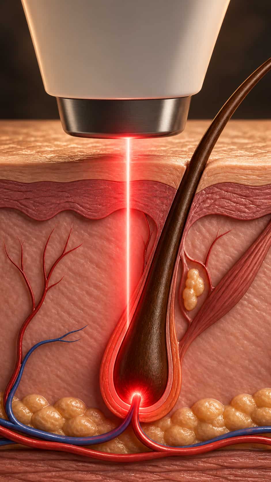 Laser hair removal with Candela GentleMax Pro