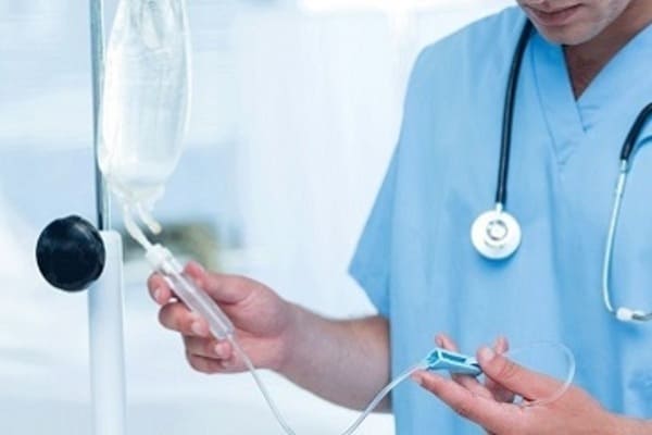 How does an IV drip work