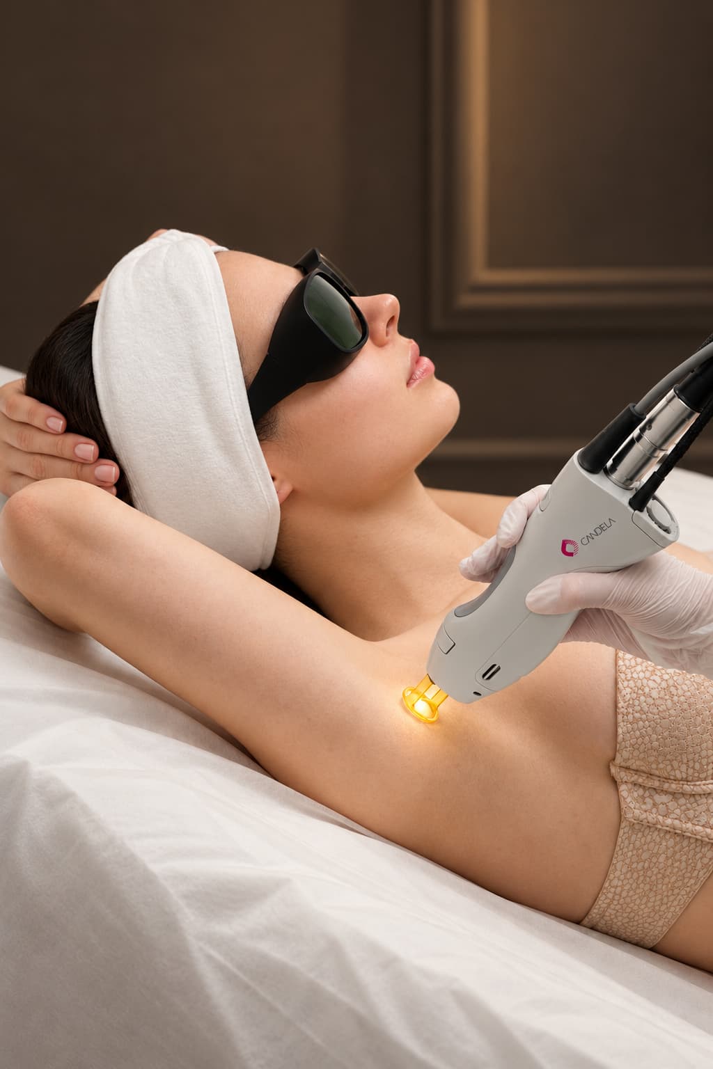 Laser hair removal with Candela GentleMax Pro