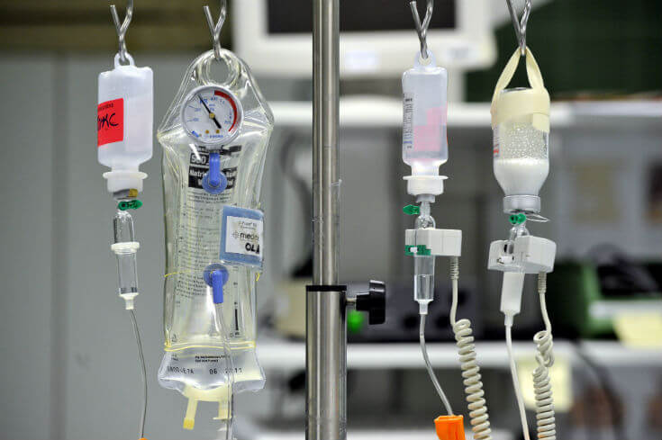 How does an IV drip work